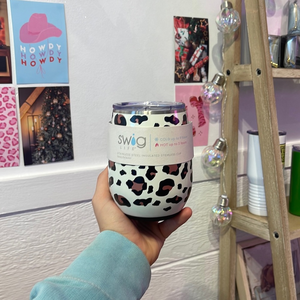 CHEETAH PRINT TUMBLER